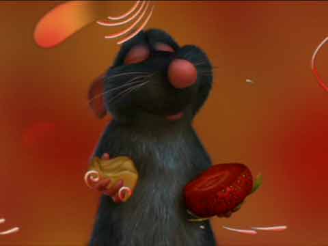 
Rat mindfull eating - Ratatouille DVD
